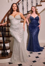 Load image into Gallery viewer, Ladivine CC398 - STRAPLESS BEADED FITTED GOWN
