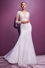 Load image into Gallery viewer, LAYERED LACE MERMAID BRIDAL GOWN
