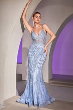 Load image into Gallery viewer, CD992 Ladivine FITTED BEADED MERMIAD GOWN
