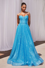 Load image into Gallery viewer, CDS483 Ladivine GLITTER BALL GOWN
