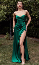 Load image into Gallery viewer, Ladivine 7483 - Draped Corset Prom Dress
