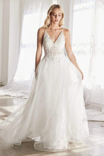 Load image into Gallery viewer, DELICATE TULLE LAYERED BRIDAL GOWN
