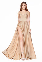 Load image into Gallery viewer, Ladivine - CJ523 - Classic satin A-line Gown

