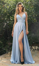 Load image into Gallery viewer, Ladivine 7485 - Soft Satin A-Line Gown
