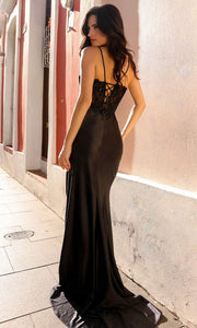 A1374 - Embroidered Sweetheart Prom Dress