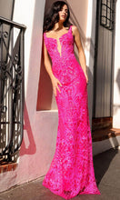 Load image into Gallery viewer, Nox Anabel E1274 - Wide Strap Sequin Evening Dress

