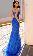 Load image into Gallery viewer, G1363 - Sequined Plunging V-Neck Evening Dress
