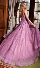 Load image into Gallery viewer, Nox Anabel G1371 - Strapless Floral Applique A-line Gown

