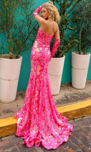 Load image into Gallery viewer, Nox Anabel R1268 - Floral Sequin Mermaid Evening Dress
