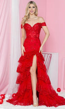 Load image into Gallery viewer, Nox Anabel R1301 - Applique Trumpet Prom Dress
