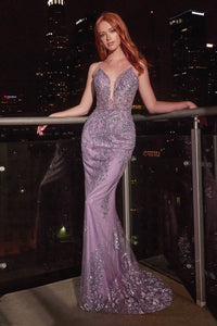 OC007 Ladivine Glittery Mermaid Gown