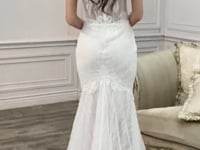 Load and play video in Gallery viewer, JOLIE LACE BRIDAL GOWN
