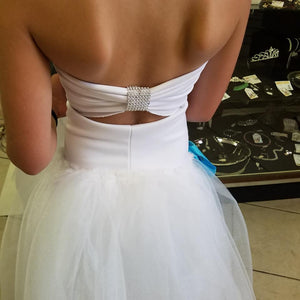 In store purchase only (must be fitted in person)! OH MY CUSTOM DESIGNED flower girl 2 piece summer convertible