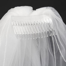Load image into Gallery viewer, AE2tvdbl189463, 2 Tier Soft Tulle Traditional Wedding Veil
